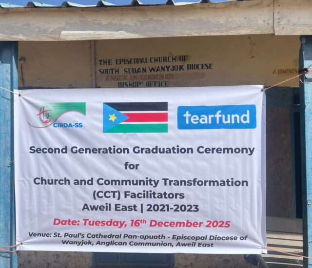 CIRDA and Tearfund Celebrate the Graduation of Second Generation CCT Facilitators in Aweil East
